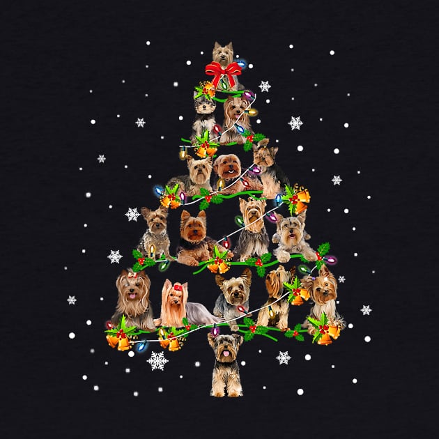 Yorkshire Terrier Christmas Tree by IainDodes